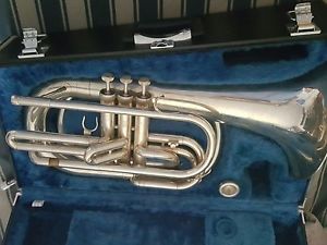 Yamaha YBH-301M Silver Marching Baritone Horn 301 M W/ Case Very Nice