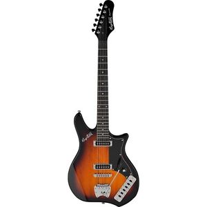Hagstrom IMP-TSB Retroscape Series Impala Electric Guitar - TOBACCO SUNBURST