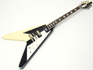 EDWARDS Electric Guitar E-FV-125WB Block Flying V Brand NEW from JAPAN