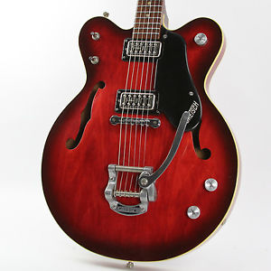 Vintage 1970 Gretsch Broadkaster Sem-Hollow Cherry Burst W/ OHSC!