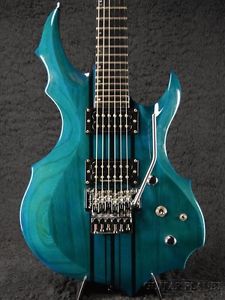 Edwards E-FR-130GT See Through Blue Used Guitar Free Shipping from Japan #g2100