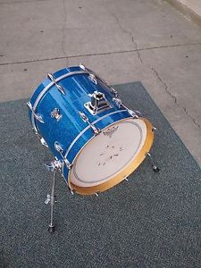 Modern Drum Shop NYC 14x16 Nesting Bass Drum 7 ply Pork Pie Shell Blue Glass G