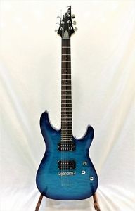 NEW SCHECTER Diamond Series AD-C-6-PLUS Ocean Blue Burst(OBB)/456