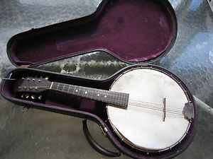 Vintage 1922-23 VEGA CO. FAIRBANKS Banjo Mandolin "Banjolin"! Great player!