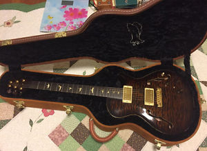 PRS Private Stock Hollow Body II Single Cut Away Tiger Eye Burst Paul Reed Smith