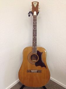1966 Vintage Kay Country II acoustic dreadnought guitar