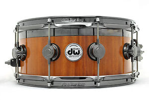 Used DW Collector's Top Edge Maple/Mahogany Snare Drum 14x6 w/ Bag