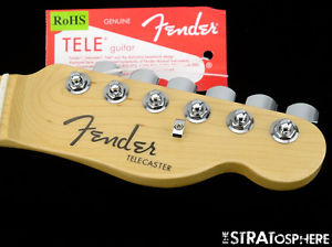 Fender American ELITE Telecaster Tele NECK + LOCKING TUNERS USA Maple Compound