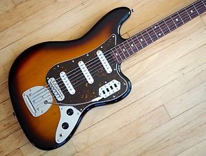 2013 Fender Bass VI Limited Edition Offset Guitar Sunburst MIJ Japan w/ G&G Case