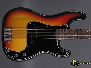 1973 Fender Precision Bass  - 3 Tone Sunburst -   Lightweight! 3,70 kg  Growls!