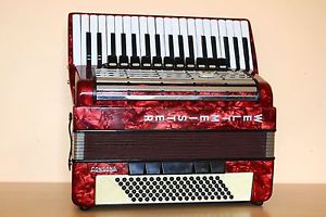 Weltmeister Consona 96 Bass Cassotto LMMH Accordion Akkordeon Fisarmonica + Case