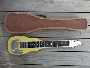 1953 Fender Lap Steel Guitar Champion All Original Great Shape Works W/Case