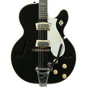 Vintage 1960’s Silvertone “Chris Isaak” Model 1446 Electric Guitar Black Finish