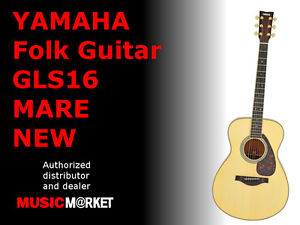 YAMAHA Folk Guitar LS16M ARE W/Case NEW