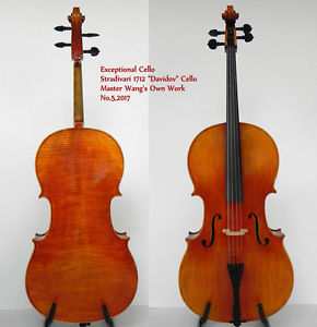 Rare Cello!Exceptional Sound!200-y Old Spruce!Master's Own Work!No.5,2017