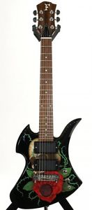 FERNANDES MG-JR Series SKULL ROSE Jr guitar From JAPAN/456