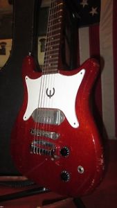 Vintage 1965 Epiphone Coronet Electric Guitar P-90 BatWing Headstock Lightweight