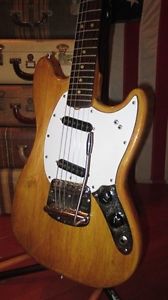 Vintage Original 1966 Fender Mustang Natural Vintage Dimarzio Pickups Sound Hot