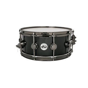 DW Snare 14" x 7" FP-Solid Black