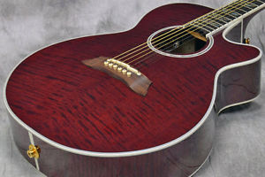 Used Takamine Takamine / DMP181AC Wine Red from JAPAN EMS