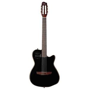 (B-WARE) GODIN ACS Cedar Black Pearl Konzert Gitarre Elektro mit Gigbag