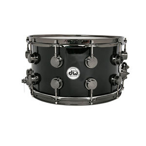 DW Snare 14" x 8" FP-Solid Black