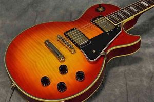 Epiphone Les Paul Cherry Sunburst CUSOTM PLUS Electric Guitar Free Shipping