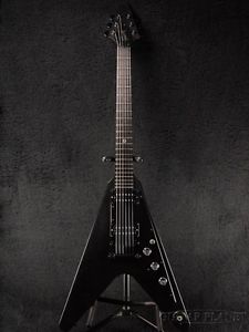 Gibson Flying V Gothic Satin Black Used Guitar Free Shipping from Japan #g2105