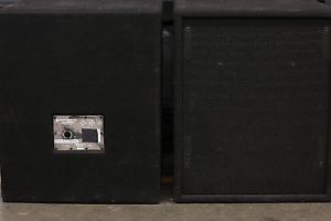 (2) RENKUS-HEINZ LR 1A Subwoofer Smart Systems DUAL w/ NL4 Jumpers 18" woofer