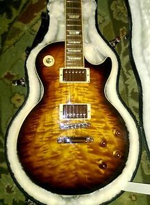 2013 Gibson Les Paul Standard Premium Plus. AAAA Maple Desert Burst Quilt Top!!!