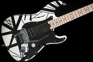 EVH Stripe Series Electric Guitar Black and White no case Van Halen