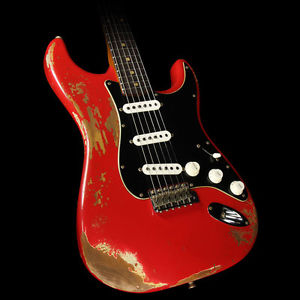 Fender Custom Shop '60s Roasted Mahogany Stratocaster Electric Guitar Dakota Red
