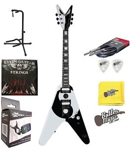 Dean MS YINYANG Michael Schenker "V" Style Electric Guitar W/Picks + More!!!