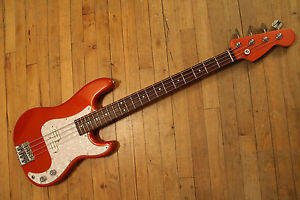 P Bass, Fender Body Warmoth Neck Di'Marzio P Rails Metallic Tropi-Cali Orange!!