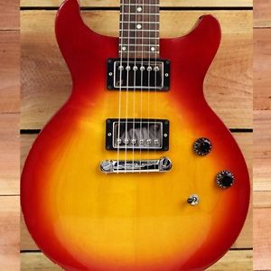 GIBSON 1997 LES PAUL DELUXE STUDIO DOUBLE CUTAWAY Cherry Sunburst DC Cut USA 329