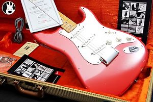 ✯SUBLIME✯ FENDER USA Custom Shop Stratocaster 56 Relic ✯Fiesta Red +Maple✯1999✯