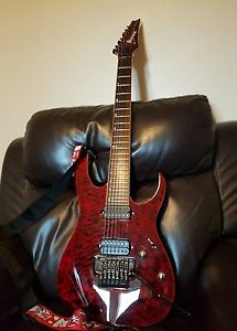 Ibanez 7 string guitar (RG927QM)  Pickups - Seymour Duncan Pegasus and Sentient