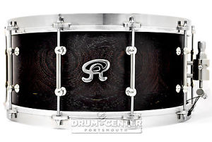 Angel Solid Horizontal Segment Black Wenge Snare Drum 14x6.5 - VIDEO