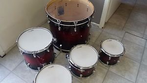 TAYE STUDIO MAPLE RUBY BURST DRUMSET/KESSELSATZ: 12/14/16/22"+14"SNARE*TOP PRICE