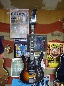 Silvertone 1445 Mosrite Style 1968 guitar with original case.