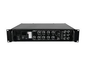 OMNITRONIC MPVZ-250.6 P amplificatore mixer MP3 SD USB telecomando 250 W