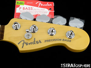 2016 Fender American Elite Precision P BASS NECK + TUNERS USA Compound Rosewood