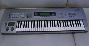 Vtg KORG Z1 Multi Oscillator Synth Synthesizer Keyboard w/ 6 Voice DSPB-Z1 board