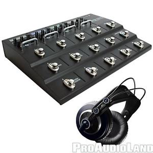 Line 6 POD M13 Stomp box Processor w/ AKG K240 MKII Headphones NEW