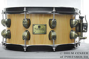 Le Soprano Tanganika Snare Drum With Flanged Hoops 14x6.5 - LESOPRANOTANG6514