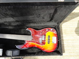 Tony Franklin Fender Fretless Bass Guitar