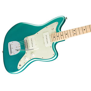 Fender American Professional Jazzmaster Guitar Maple Neck Mystic Seafoam w/Case