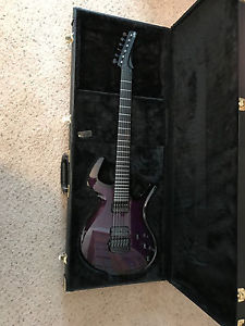 Parker Guitars Fly Mojo Electric Guitar Transparent purple