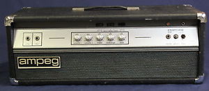 Beautiful Vintage Ampeg V-4B All-Tube 100W Black Bass Amp Head ! CLASSIC !