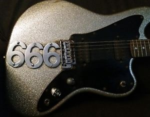 Stage Played Guitar P. Paul Fenech The Meteors Psychobilly OTMAPP